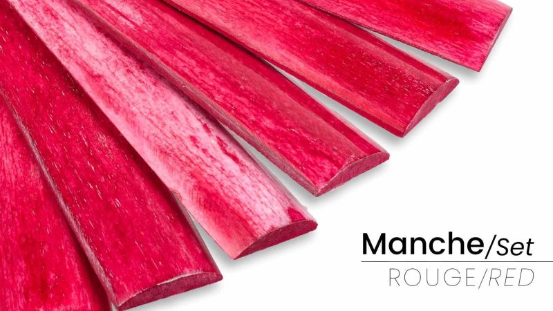 Gefärbter Kamelknochen Griff in Frankreich (Platten x2)