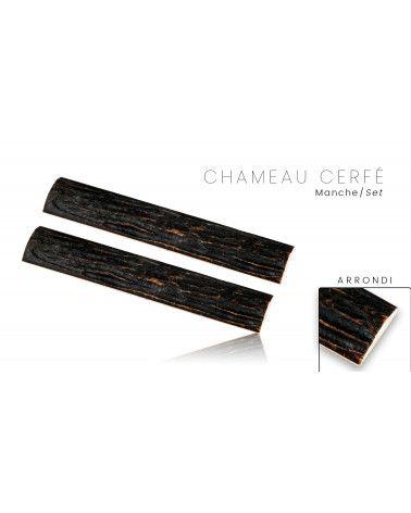 Mango de Hueso de Camello Cerf - Esculpido y Tinte - un Material Duradero, Cómodo y Personalizable 2