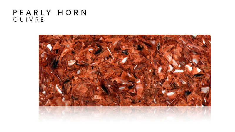 Zebuhorn und Epoxidharz - Französische Originalkreation: das pearly horn