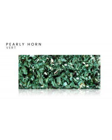 Zebuhorn und Epoxidharz - Französische Originalkreation: das pearly horn