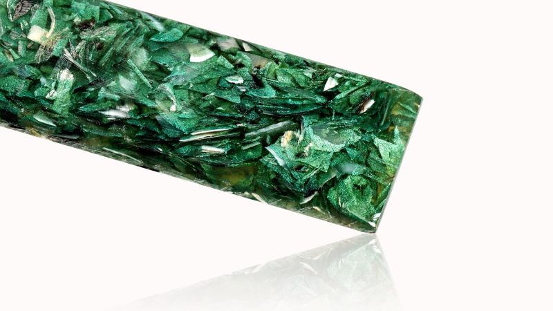 Corno di zebù e resina epossidica - Creazione originale francese: il pearly horn