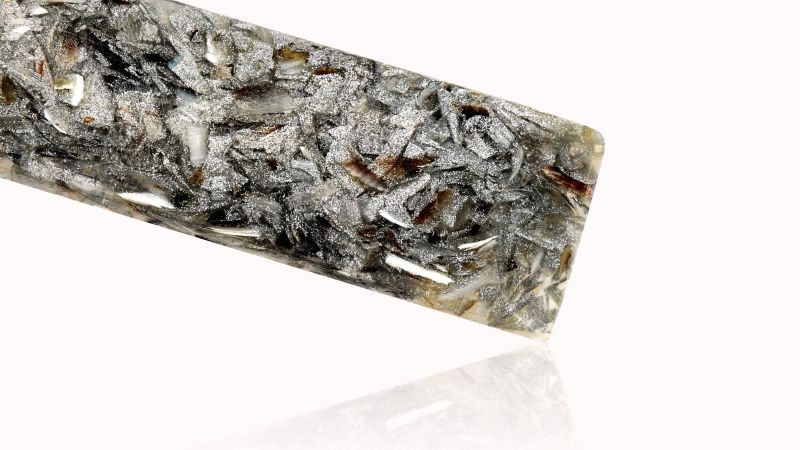 Corno di zebù e resina epossidica - Creazione originale francese: il pearly horn