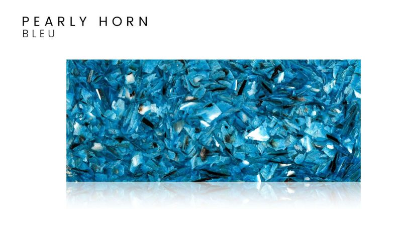 Corno di zebù e resina epossidica - Creazione originale francese: il pearly horn