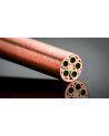 Copper mosaic rivet