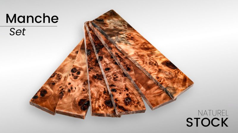 Manche Loupe de peuplier stabilisé - Raffir