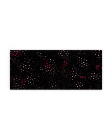 Inclusion Plate Blackberry Fabric - Champagne Background