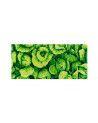 Inclusion Plate Cabbage Fabric - Champagne Background