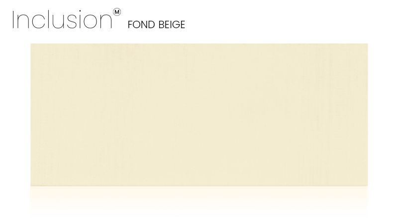 ABRICOT fabric inclusion plate - beige background -