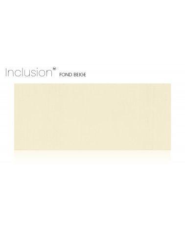 Placa de inclusión textil ABRICOT - fondo beige -
