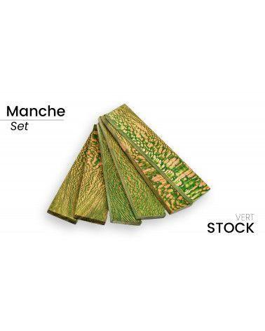 Manches de platane stabilisé - multi couleur - facile à travailler