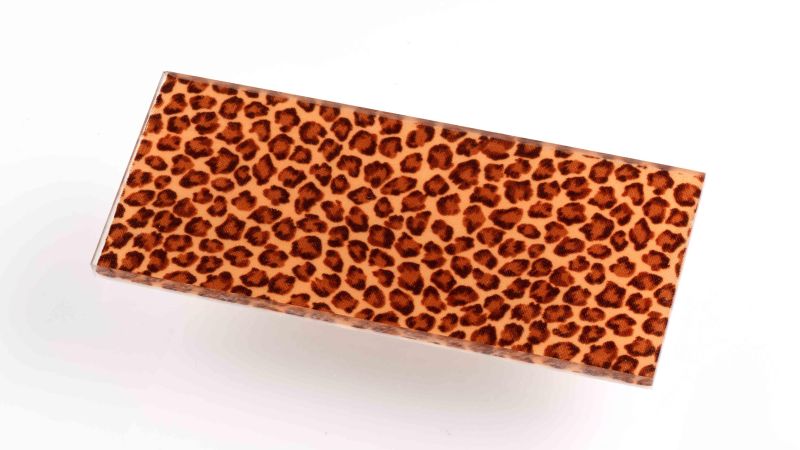 Plaque inclusion tissus leopard