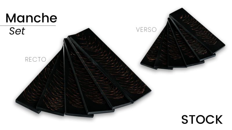 Manche pigne de pin stabilisée - Multi couleur - Made in France - création originale