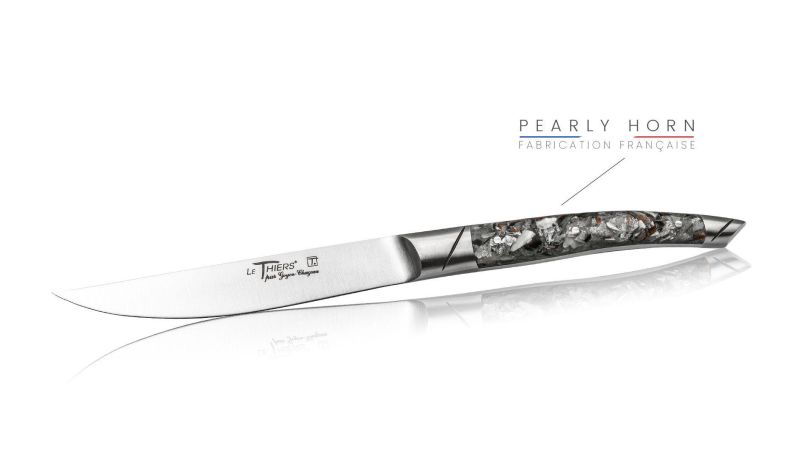 Zebuhorn und Epoxidharz - Französische Originalkreation: das pearly horn