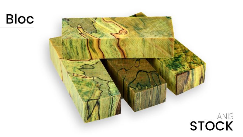 Bloque de haya calentado en extremo estabilizado - multicolor - Raffir