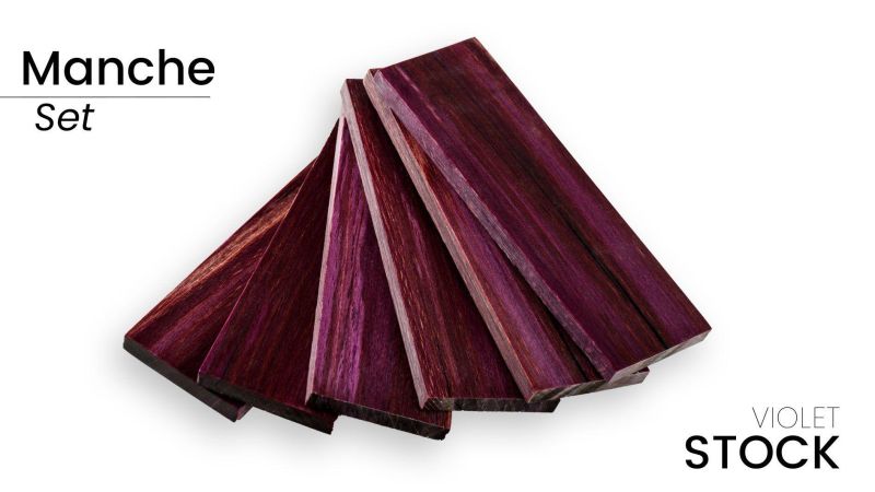 Stabilized heat-treated beech handle - multi-color - Raffir