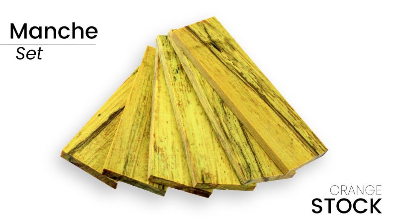 Stabilized heat-treated beech handle - multi-color - Raffir