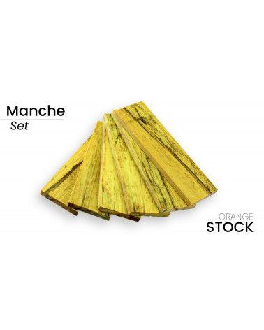 Stabilized heat-treated beech handle - multi-color - Raffir