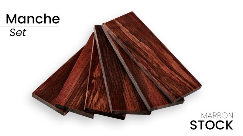 Stabilized heat-treated beech handle - multi-color - Raffir