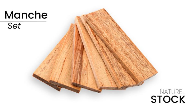 Stabilized heat-treated beech handle - multi-color - Raffir