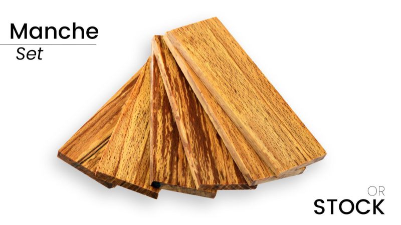 Stabilized heat-treated beech handle - multi-color - Raffir