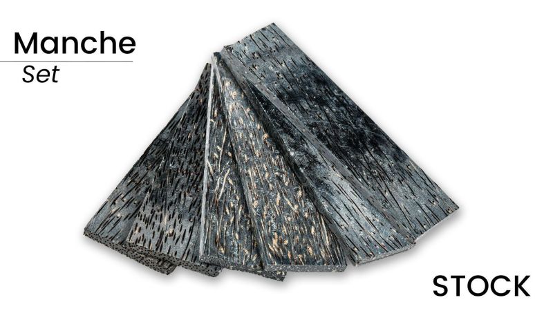 Stabilized African Palm in Plates (x2) - 100% Made in France