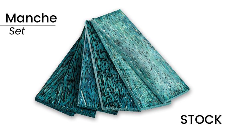 Stabilized African Palm in Plates (x2) - 100% Made in France