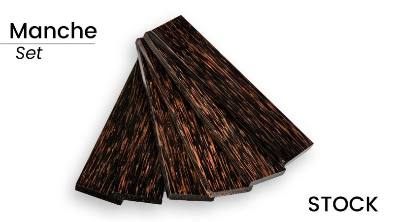 Stabilized African Palm in Plates (x2) - 100% Made in France