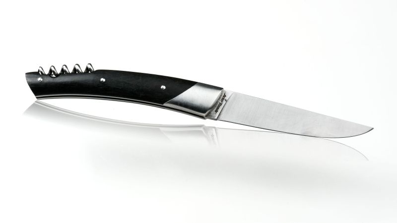 Gabon Ebony Handle in Slab (x2) for Designers and Cutlery (Timeless)