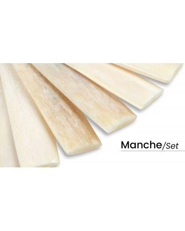 Manche os de chameaux teintés et stabilisé en France (plaquettes x2) - couleur saisissante et grande résistance