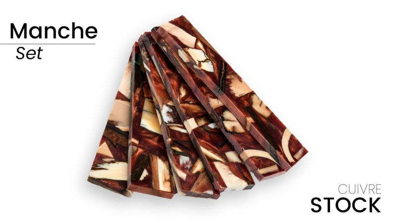 Stabilized genuine mammoth fragments handle - a blend of elegance and modernity