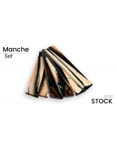 Manche de fragments de mammouths véritables stabilisé - fusion entre élégance et modernité