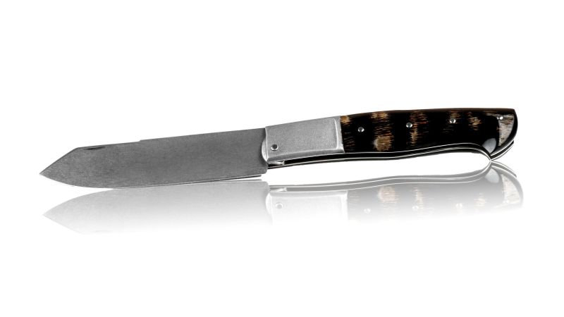 Croute de buffle d'inde en plaquette (x2) pour créateurs et coutellerie