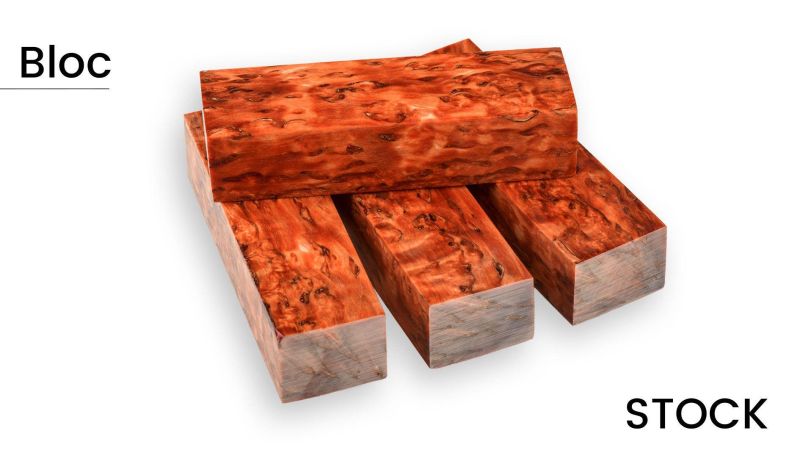 Stabilized Nordic birch block - made in France