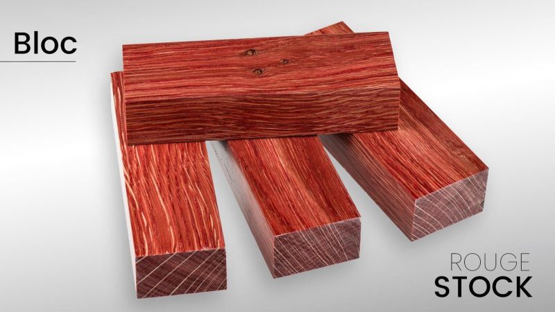 Stabilized oak block: a high-quality material for your cutlery and craft projects - Raffir