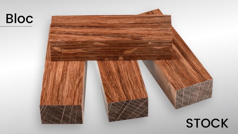 Stabilisiertes Eichenholz: ein hochwertiges Material für Ihre Messer- und Handwerksprojekte - Raffir