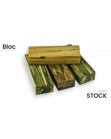 Bloc de hêtre stabilisé - multi couleur - Raffir