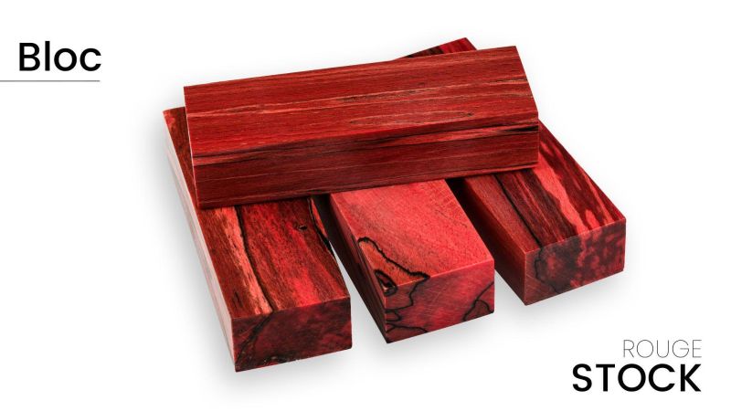 Bloc de hêtre stabilisé - multi couleur - Raffir