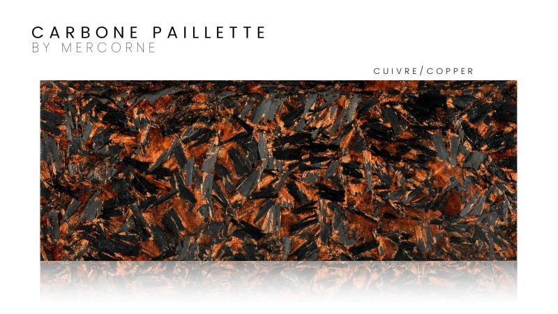 Plaque de carbone paillette - Par Mercorne