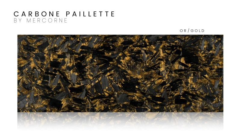 Piastra di Carbonio Glitter - Di Mercorne