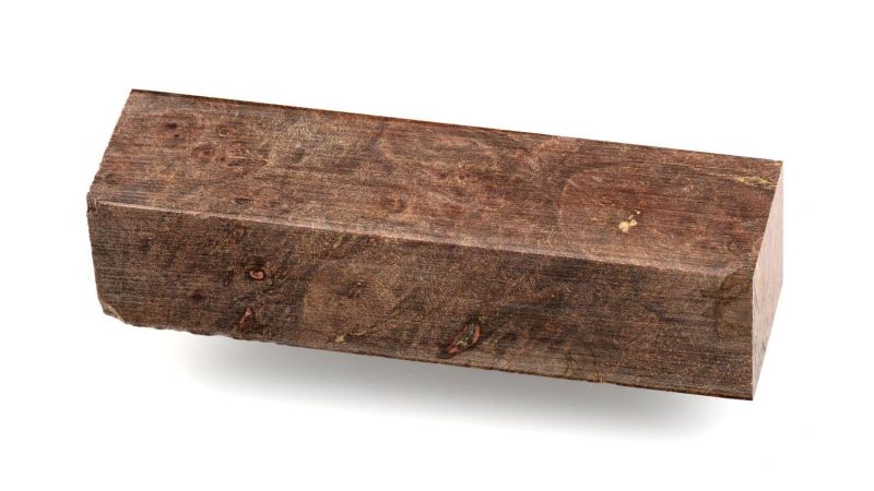 Bloc de Loupe Erable stabilisé Raffir - Or - Qualité supérieure