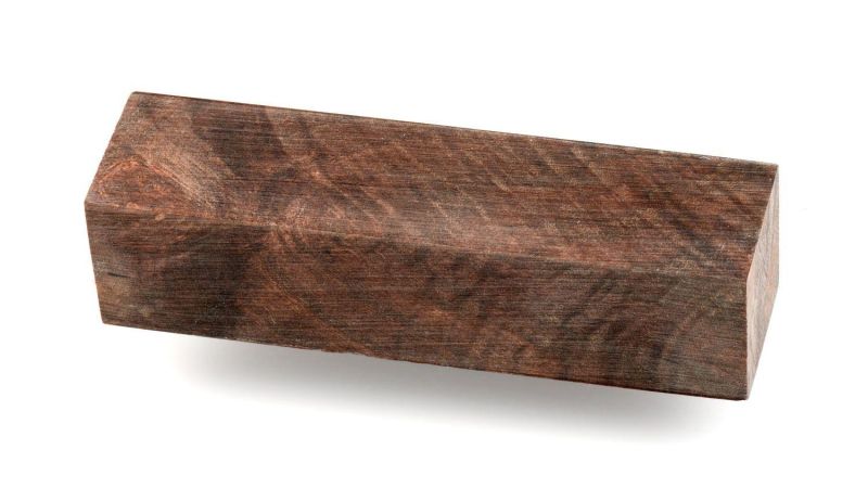 Bloque de nudo de arce rizado estabilizado Raffir - Oro