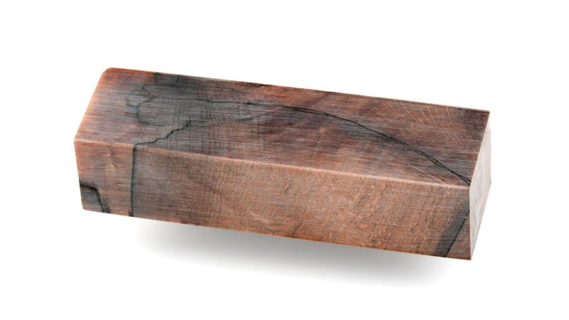 Bloc de Hêtre Echauffé en bois de bout stabilisé - naturel