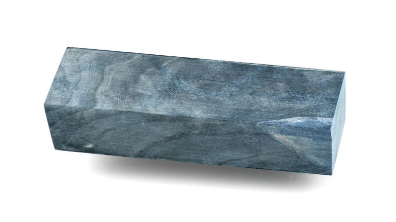 Bloque de horquilla de álamo estabilizado - azul