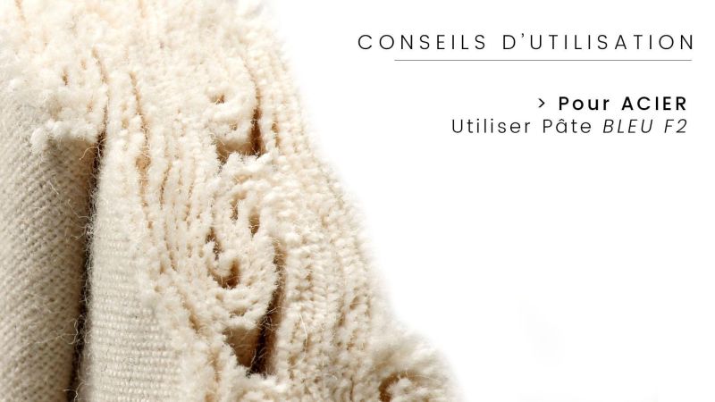 Semi-rigid cotton discs / for steel: made in France by Mécapolior