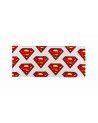 Inclusion Plate with SUPERMAN Comics Fabric - Made in France - White Background