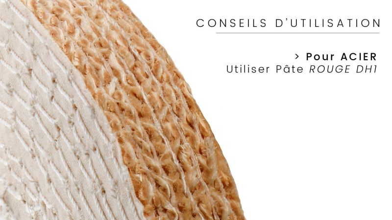 Sisal disc: made in France by Mécapolior