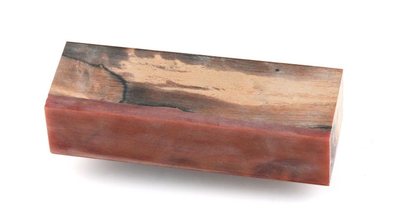 MBR Ironwood block - Pearlescent copper resin