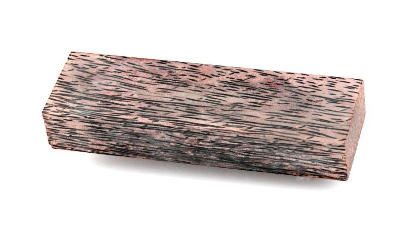 Stabilisiertes Palmenholzblock - Rot