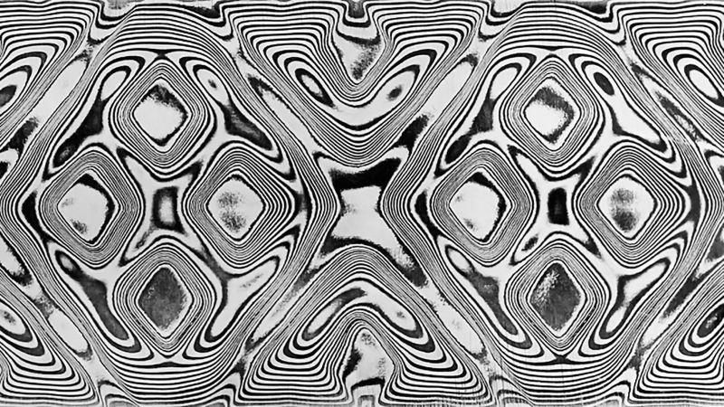 Damasco DAMASTEEL, damasco d'ispirazione nordica