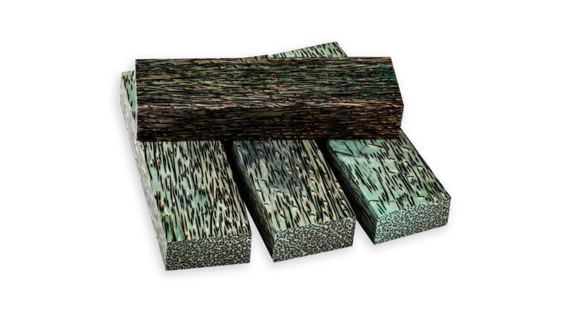 Stabilisiertes Palmenholzblock - Hergestellt in Frankreich